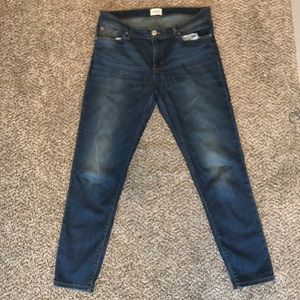 Hudson Krista Skinny Crop Dark Blue Wash Jeans
